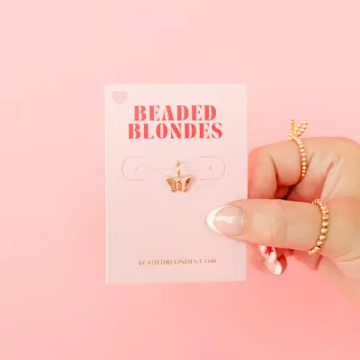 BB Gold Butterfly Charm