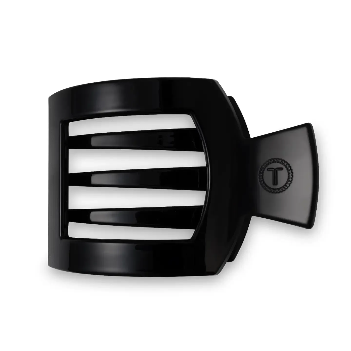 Black Square Flat Large Clip
