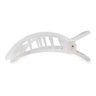 Coconut White Large Square Flat Clip