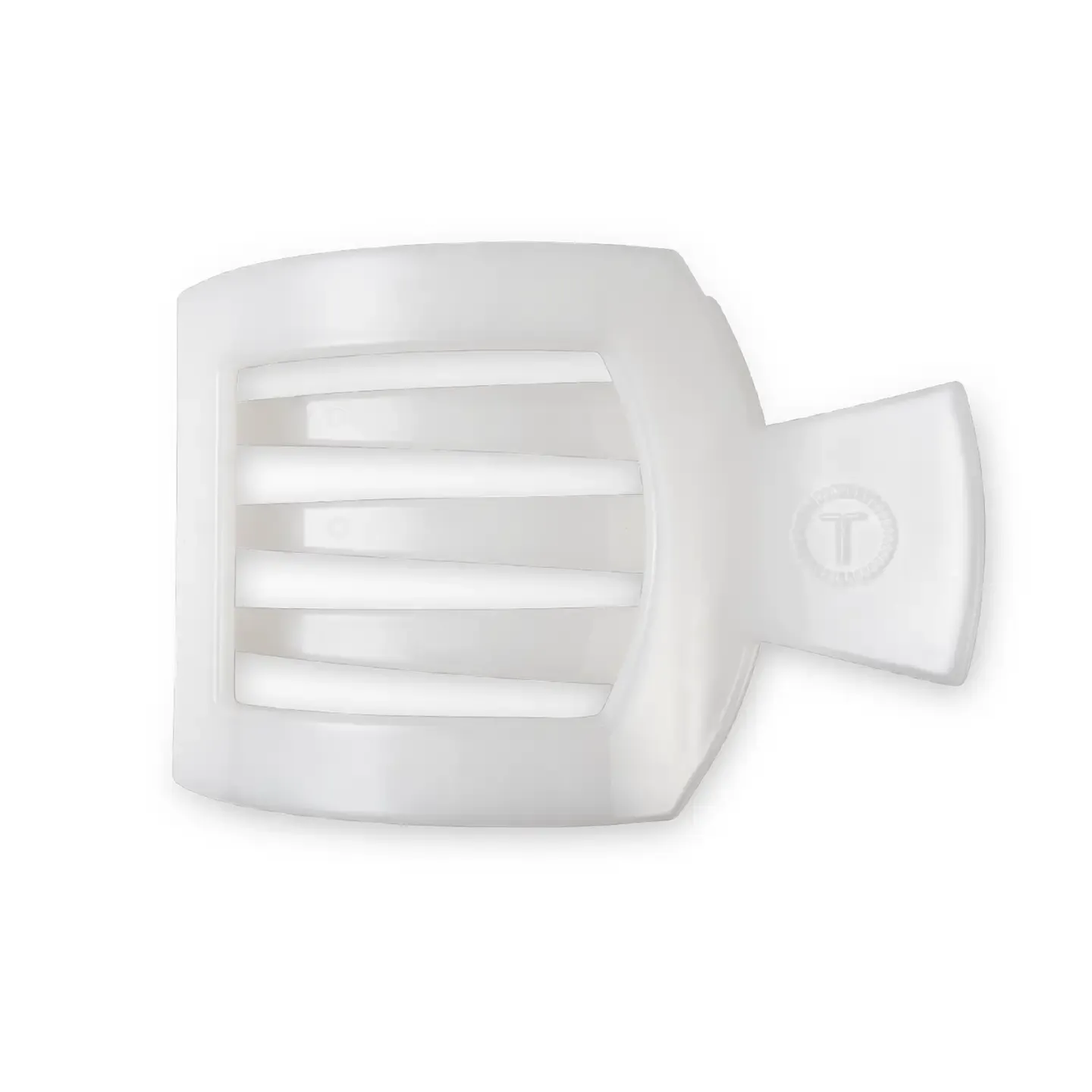 Coconut White Medium Square Flat