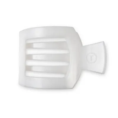 Coconut White Medium Square Flat