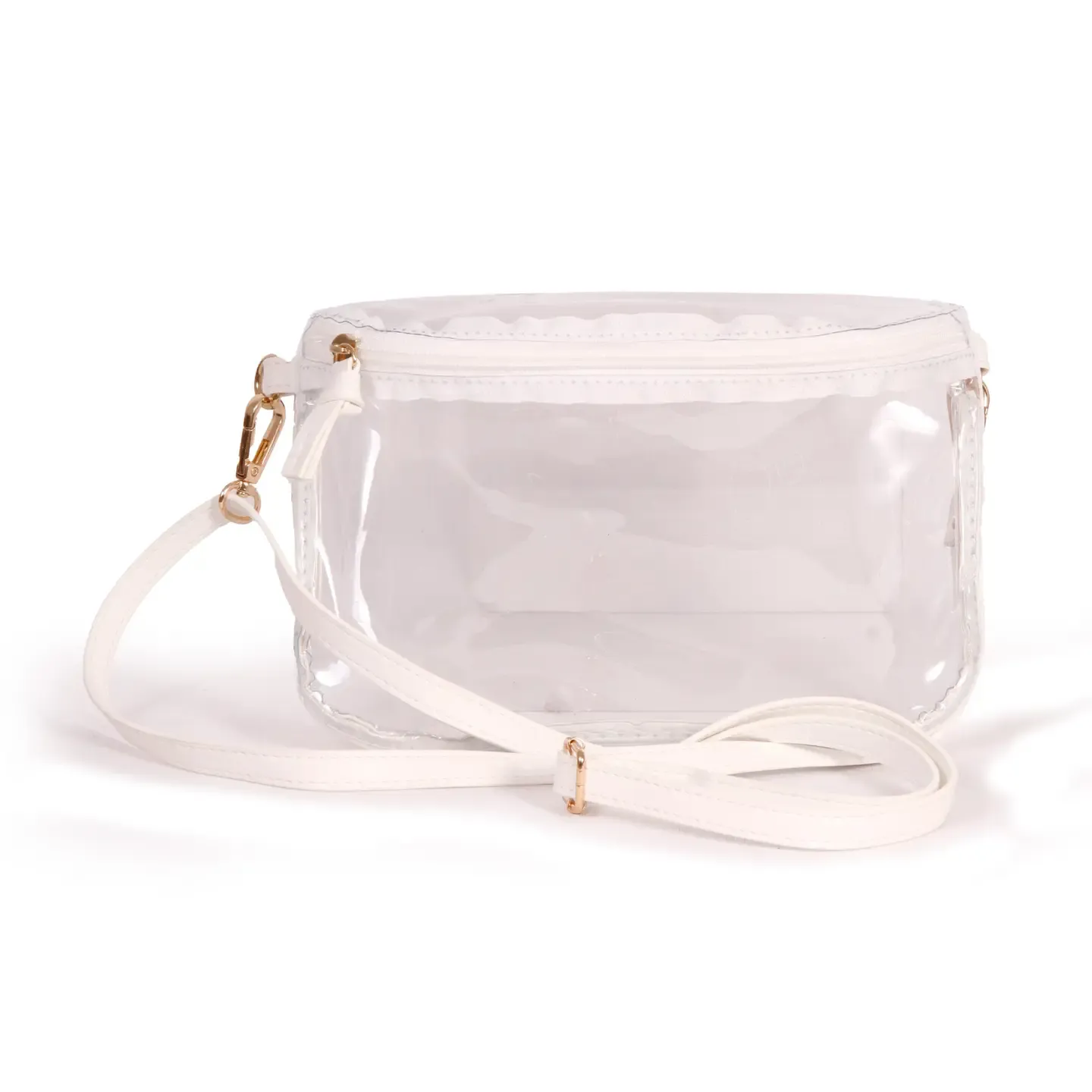 Lexi White Clear Purse