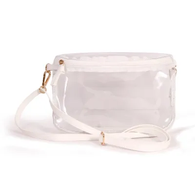 Lexi White Clear Purse