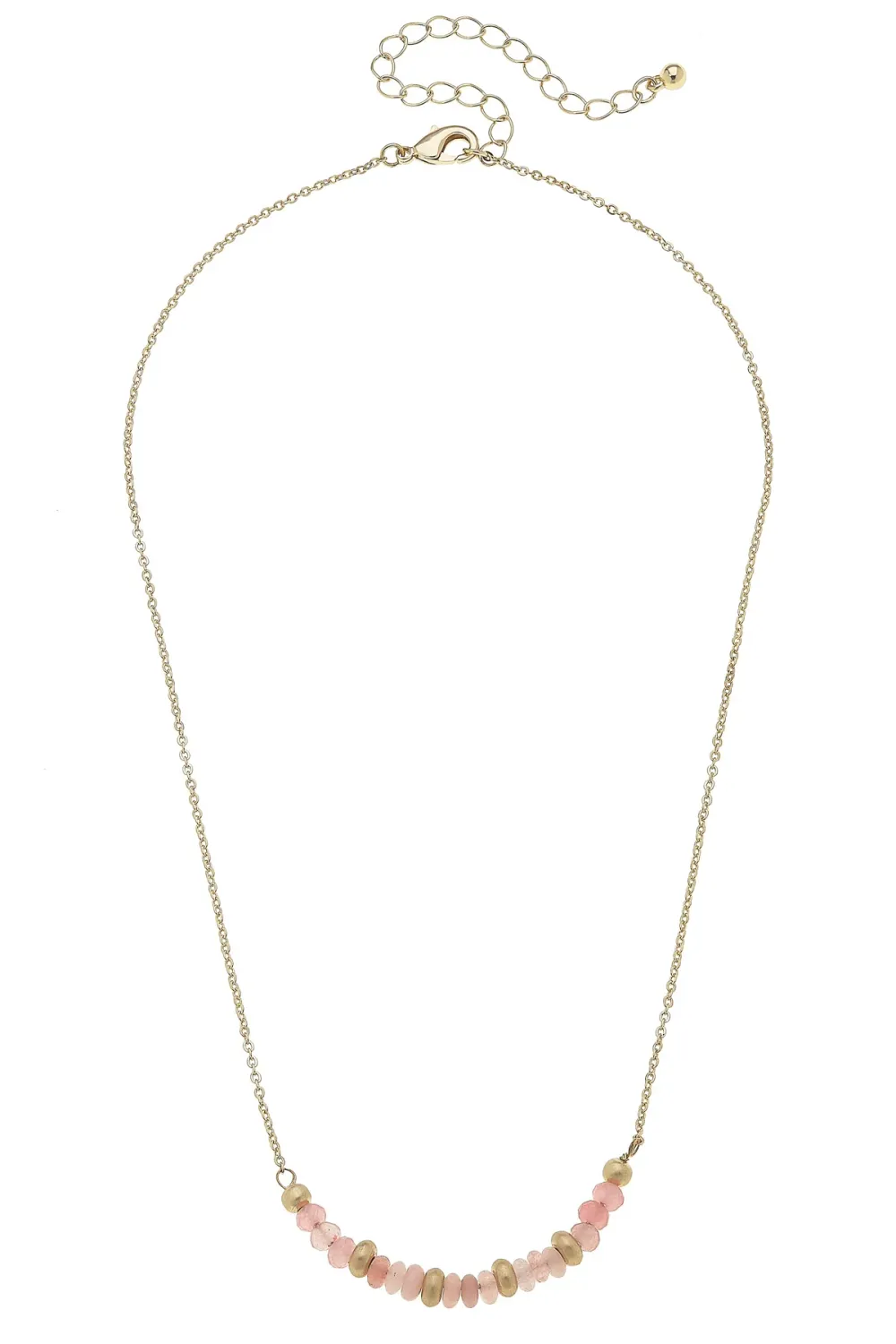 CANVAS Hallie Light Pink Beaded Necklace