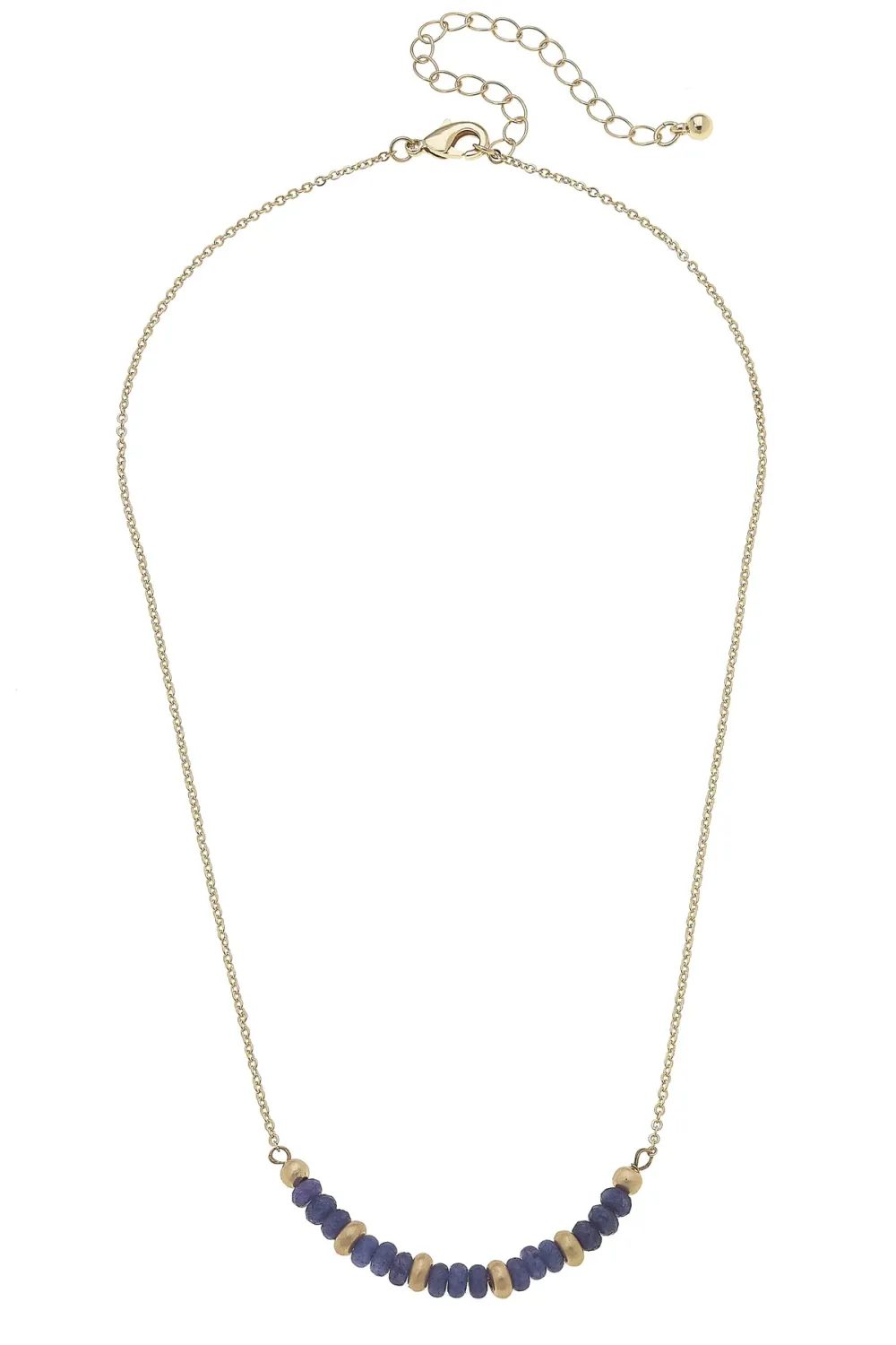 CANVAS Hallie Navy Beaded Necklace