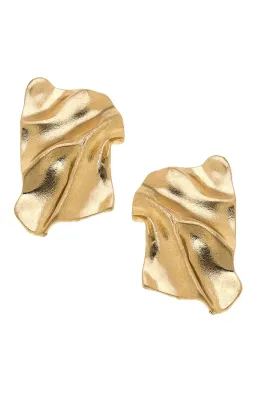 Canvas Venice Molten Metal Earring