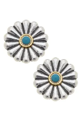 Canvas Monica Concho Studs