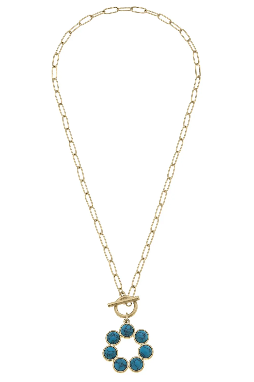 Canvas Rowdy Turquoise Necklace