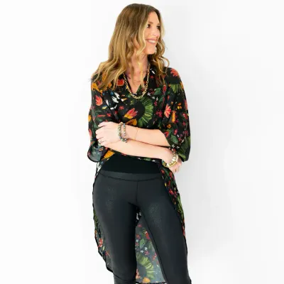 Winton &amp; Waits Wild &amp; Free Kimono