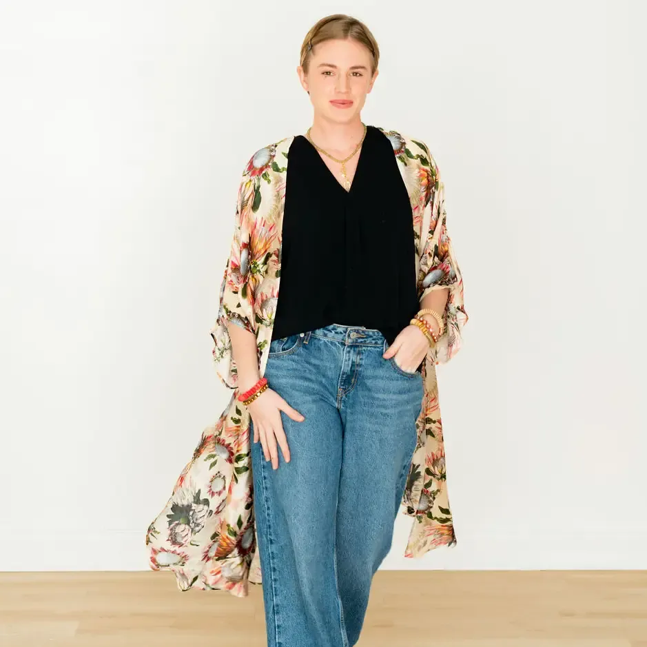 Winton &amp; Waits Protea Kimono