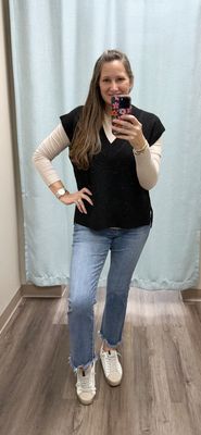Zenana Oversized Sweater Vest 