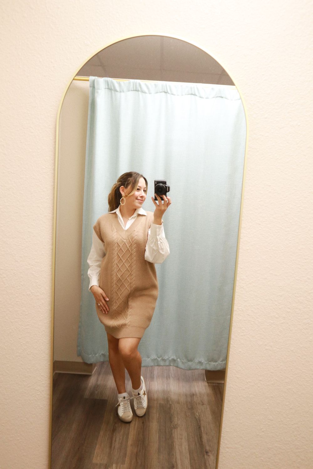 FATE Ellise  Knit Dress Shirt