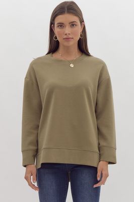 ENTRO Olive Pullover