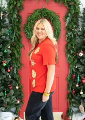LAYERZ Cookie Embroidered Tee