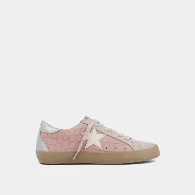 Paula Mauve Croco Sneaker