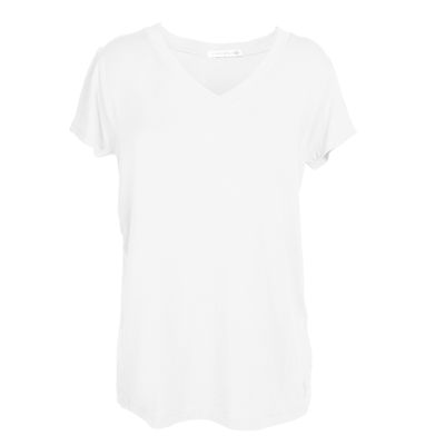 Amanda Blu V-neck Tee- White