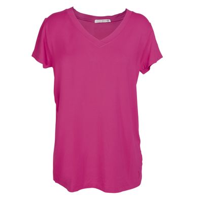 Amanda Blu V-neck Tee- Blossom