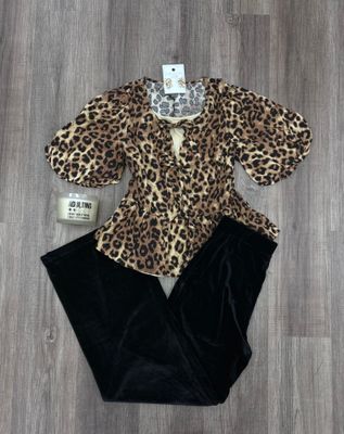 Dela Velvet High Rise Pants