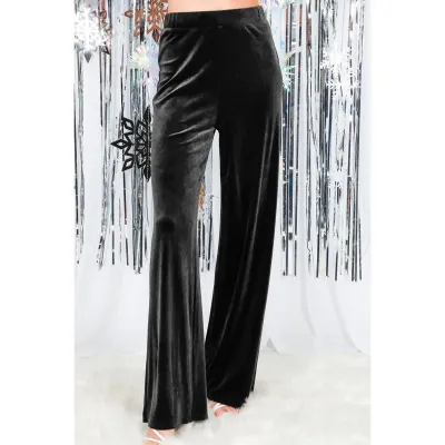 Dela Velvet High Rise Pants