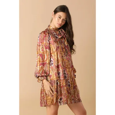 Calypso Woven Mini Dress