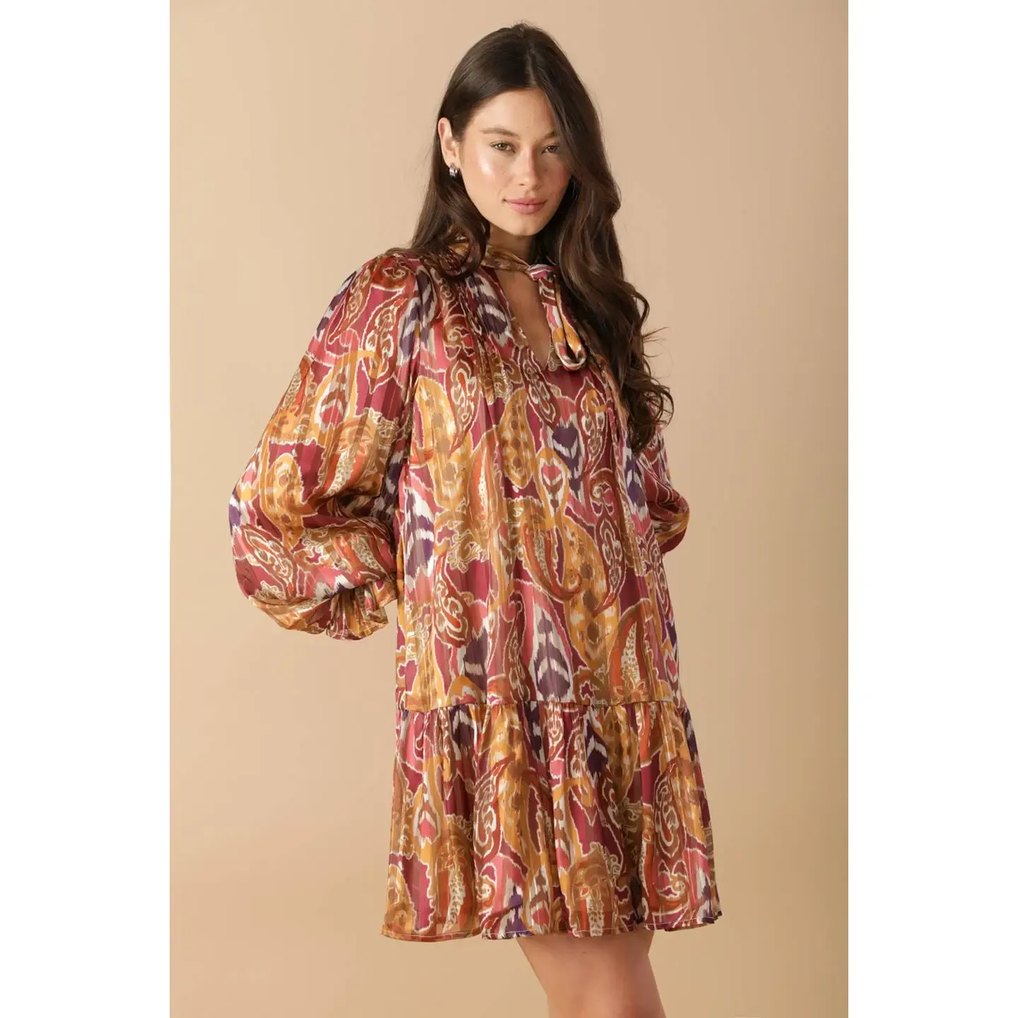 Calypso Woven Mini Dress