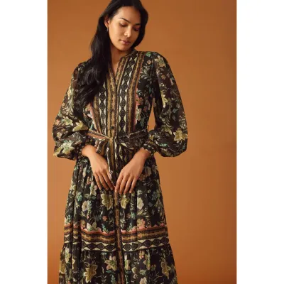 Ensley Woven Midi Dress