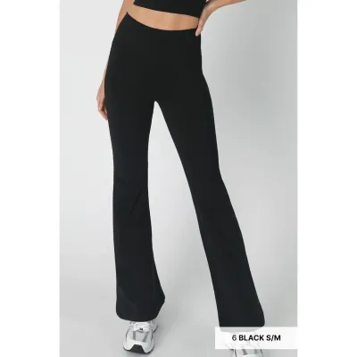 NikiBiki Black Bootcut Leggings