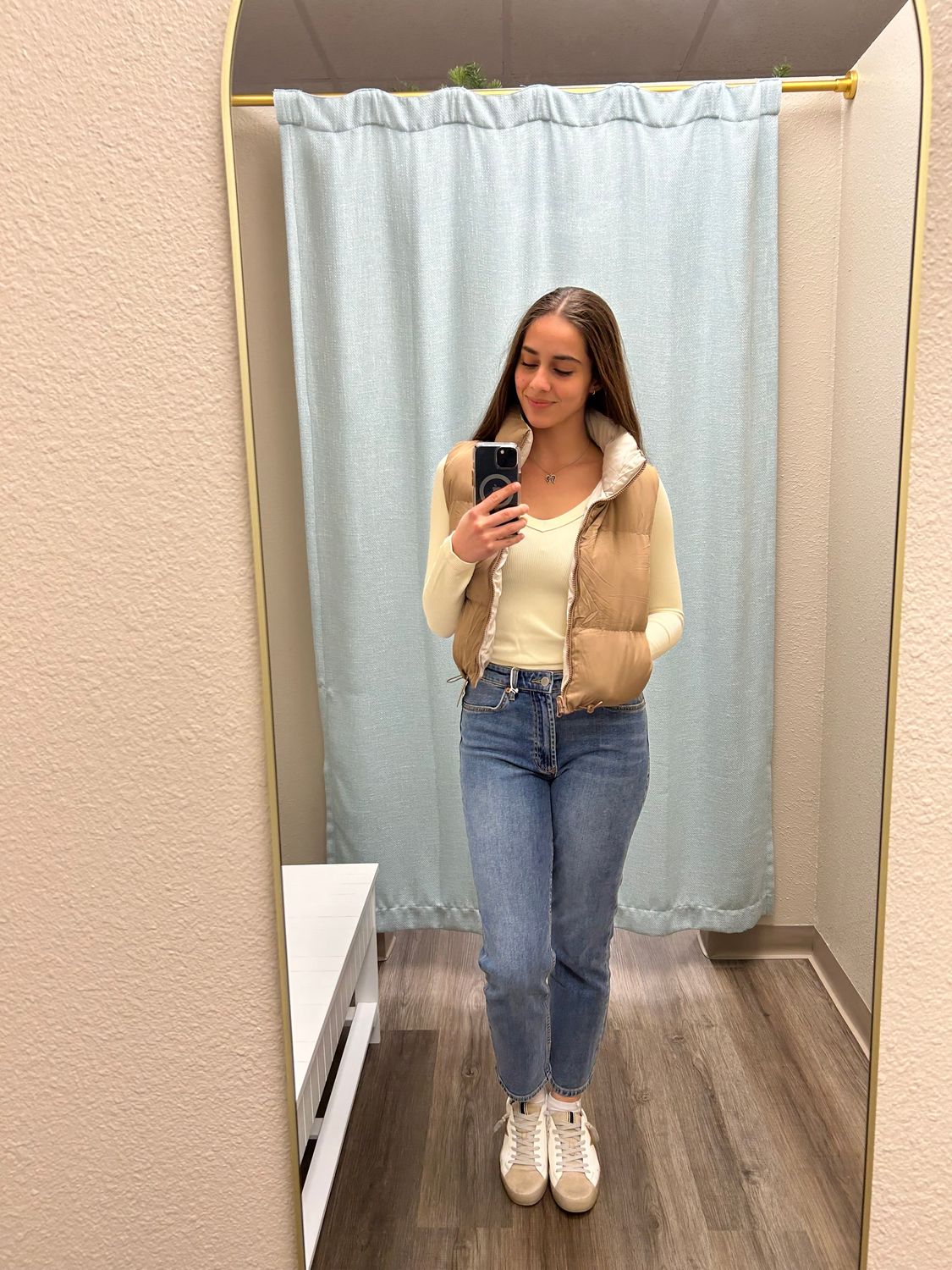 Blu Pepper Reversible Cropped Puffer Vest