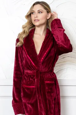 Cozy Beauty Robe Maroon