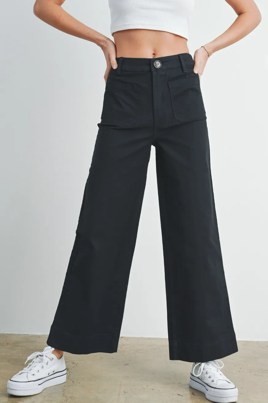 Erin Black Straight Leg Pant