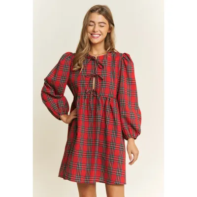 Noel Plaid Dress