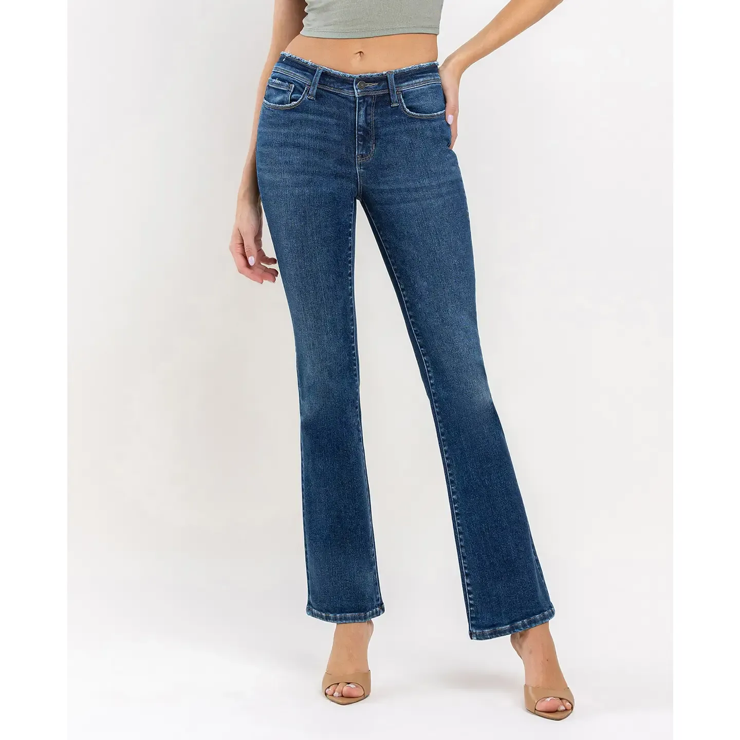 Vervet Amethyst Mid Rise Bootcut