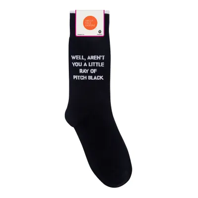 Ray Of Pitch Black Socks