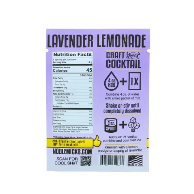 Noble Micks Lavender Lemonade Mixer