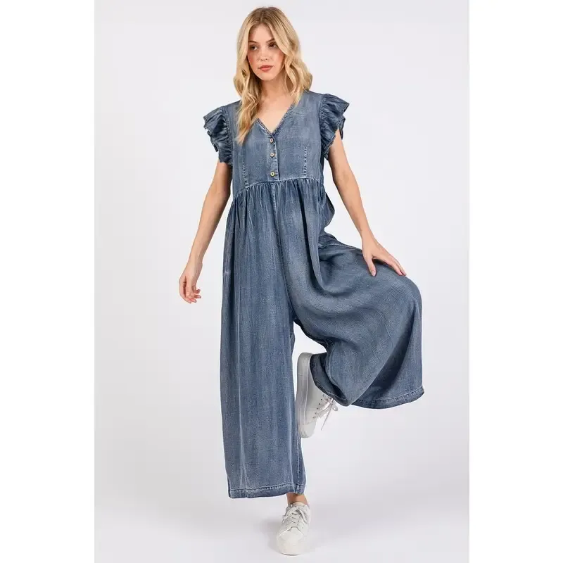 Chambray Jumpsuit