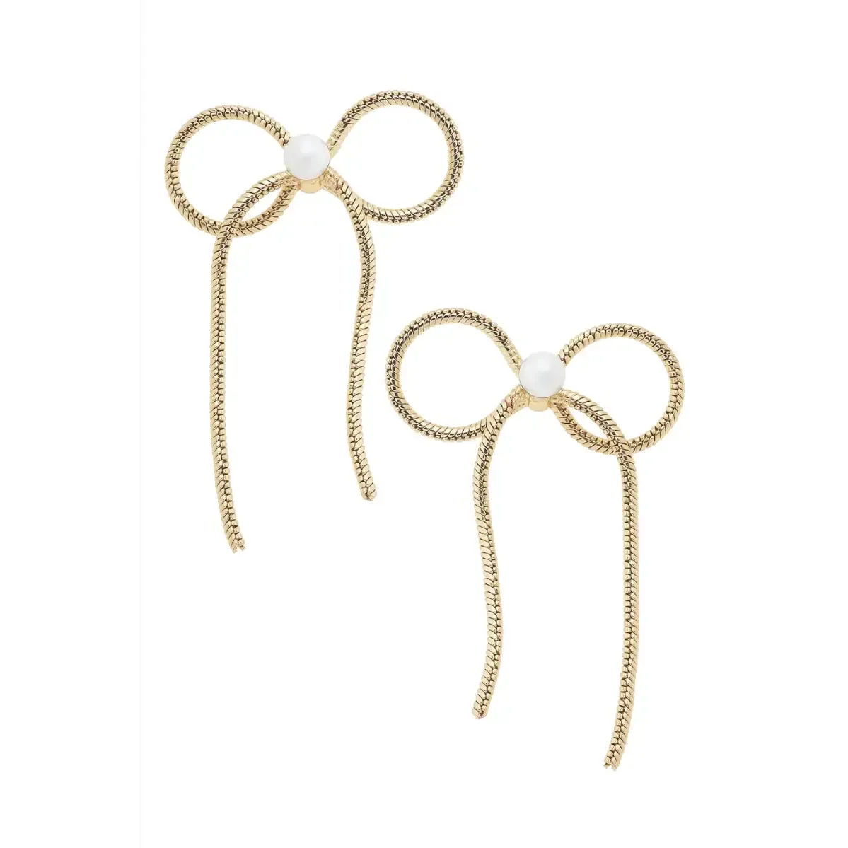 CANVAS Hadley Bow Earrings