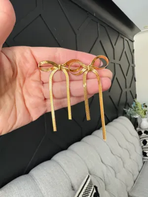 You're Like Really Pretty Bow Earrings