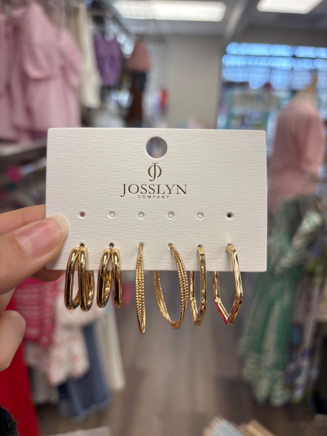 JOSSLYN Best Seller Hoop Trio 