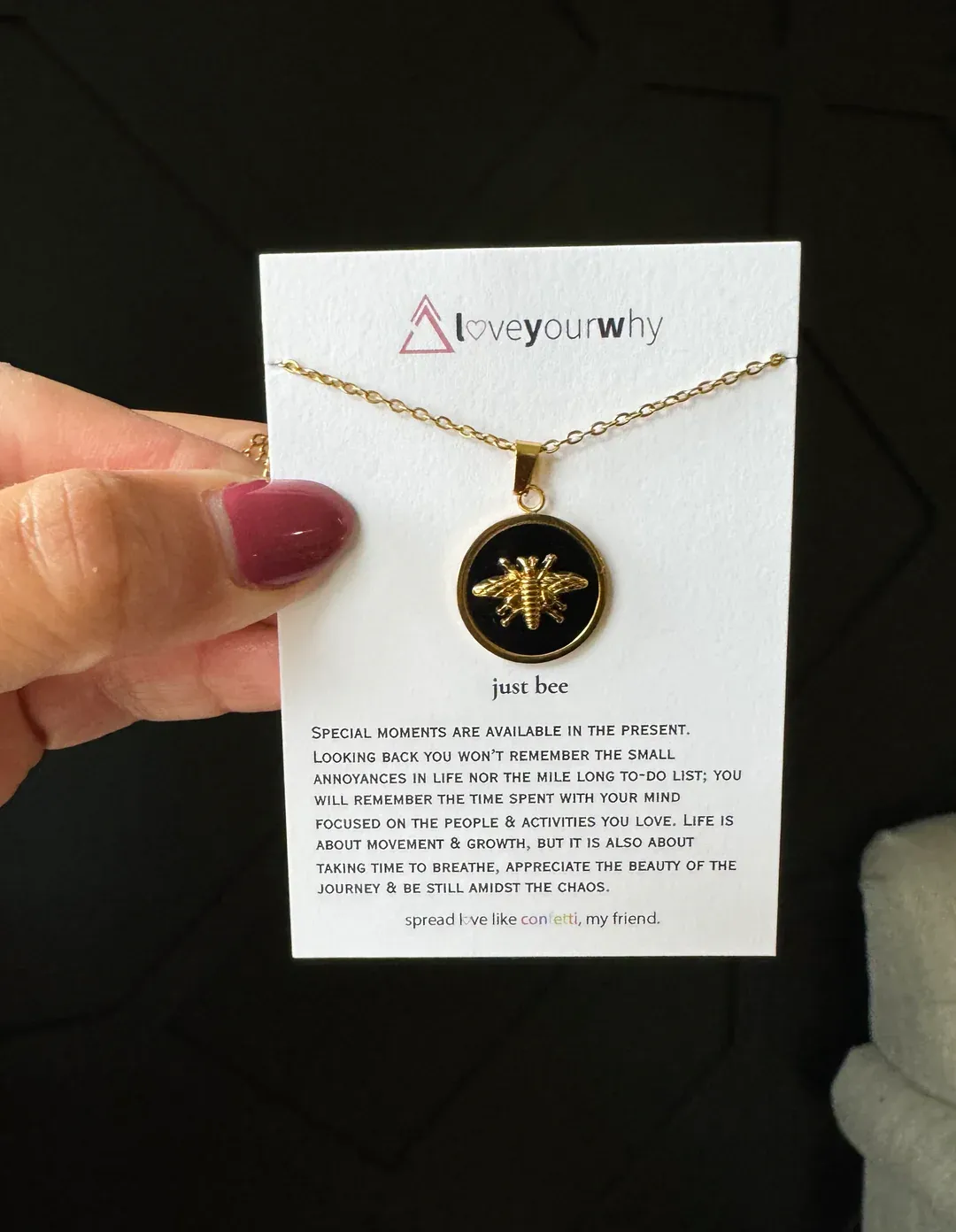 LYW Bee Necklace 