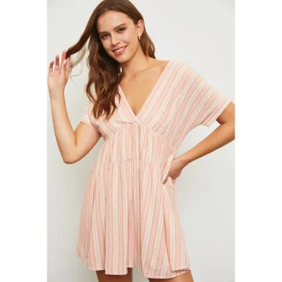 Kisted Stripe Dress