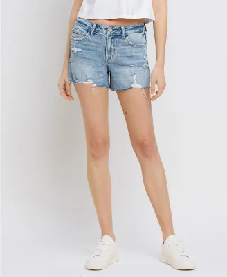 Vervet Fariplay Mid Rise Shorts