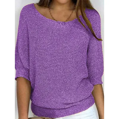 Aimie Lilac S/S Sweater
