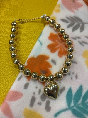 Large Bubble Heart Necklace