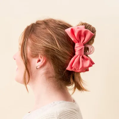 TDE Satin Bow Claw Clip 