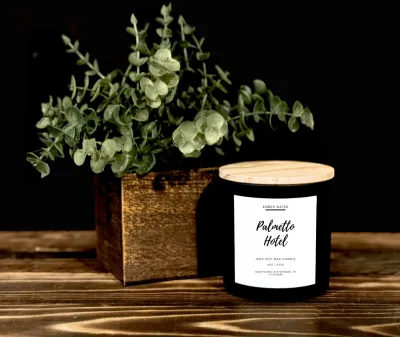 Ember Water Palmetto Hotel 16oz Candle