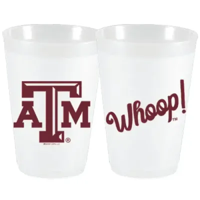 Texas Aggies Set of 10 Frosted Flex Cups