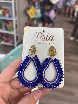 PRIA Tears Beaded Earrings