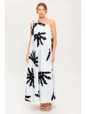 FT Kailani Black/White Maxi Dress