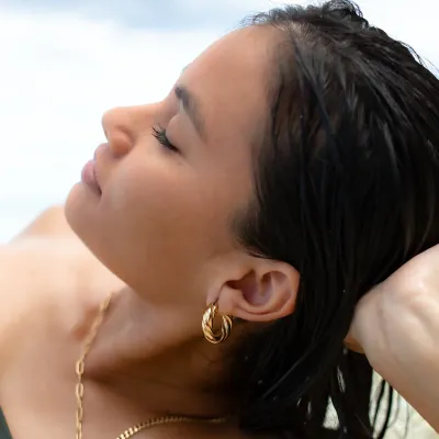 LOTUS Waterproof Lily Earrings