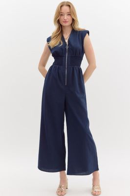 ENTRO Kiley Navy Jumpsuit 